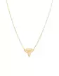 Collier Petit Papillon Filigrane Or jaune