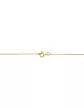 Collier Pièce Ronde Ajourée Étoile et Points en Or Jaune 18K