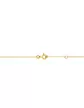 Collier Chaîne en Or Jaune 18K Pampilles Pierres Fines Asymétriques
