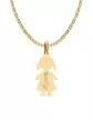Collier silhouette Fille Personnalisable