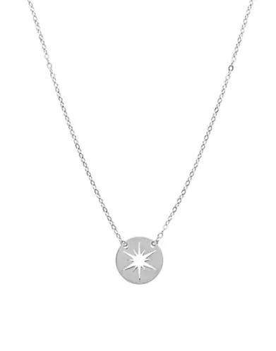 Collier Rond Étoile Ascendance Ajourée en Or – Grand Modèle