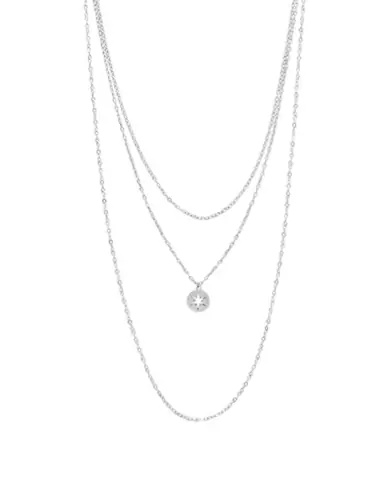 Collier Multirang Étoile Ascendance Ajourée et Chaînes en Or