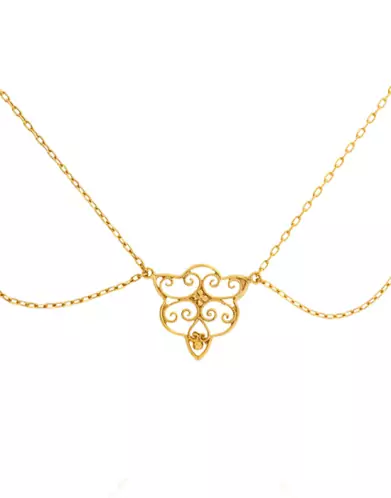 Collier Col Claudine Filigrane Or jaune
