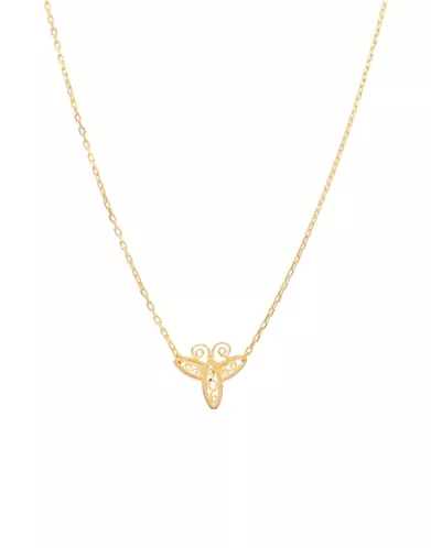 Collier Petit Papillon Filigrane Or jaune