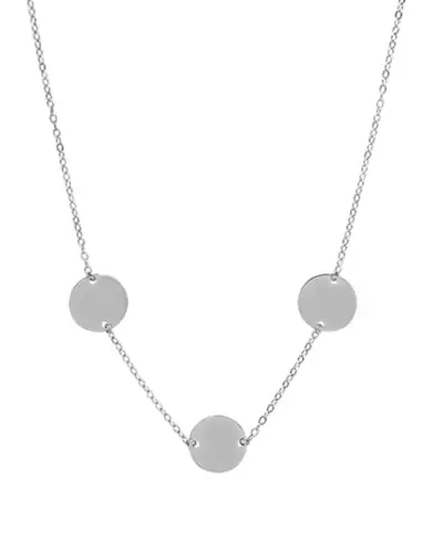 Collier 3 Médailles Rondes Personnalisables