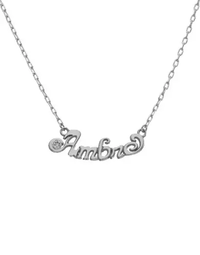 Collier Prénom personnalisable avec Brillant