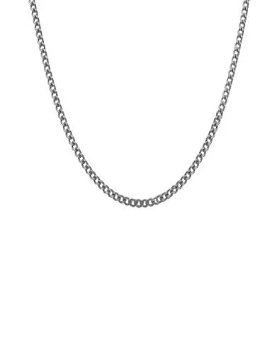 Chaîne Petite Maille Gourmette en Or – Taille 45 cm avec Anneau à 40 cm
