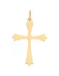 Pendentif Croix Latine de Patonce en Or Poli Personnalisable