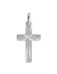 Pendentif Croix Latine en Or Facettée Personnalisable