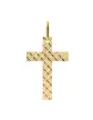 Pendentif Croix Latine en Or Croisillon Personnalisable