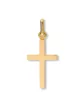 Pendentif Croix Latine en Or Bâton Personnalisable