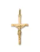 Pendentif Croix Latine et Christ – Grand Modèle