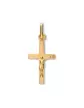 Pendentif Croix Latine et Christ – Petit Modèle