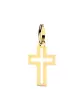 Pendentif Croix Latine Ajourée en Or – Petit Modèle