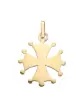 Pendentif en Or Croix Occitane Personnalisable