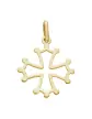Croix Occitane en Or Ajourée