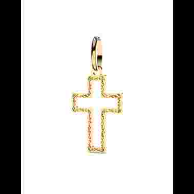 Croix Latine Ajourée Arabesque - Petit Modèle image cachée