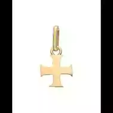 Croix des Templiers Polie en Or image cachée