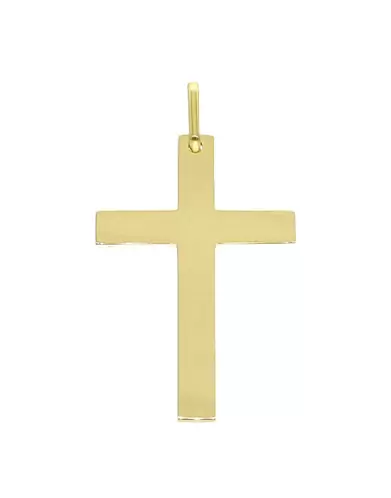 Pendentif Grande Croix Latine en Or