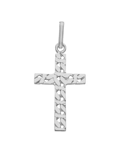 Croix Latine Ajourée en Or