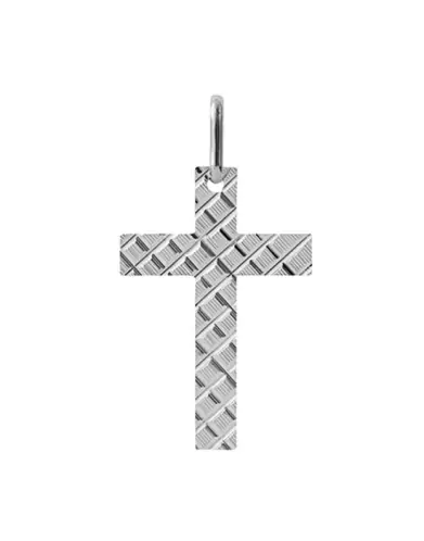 Pendentif Croix Latine en Or Croisillon Personnalisable