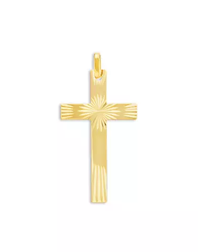 Croix Étoilée en Or Personnalisable