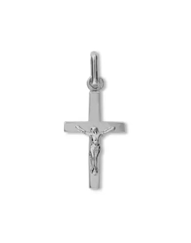 Pendentif Croix Latine et Christ – Petit Modèle