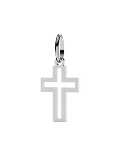 Pendentif Croix Latine Ajourée en Or – Petit Modèle