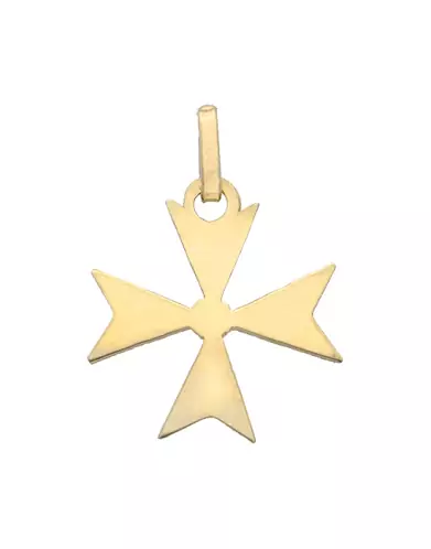 Pendentif Croix de Malte en Or