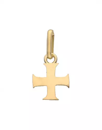 Croix des Templiers Polie en Or
