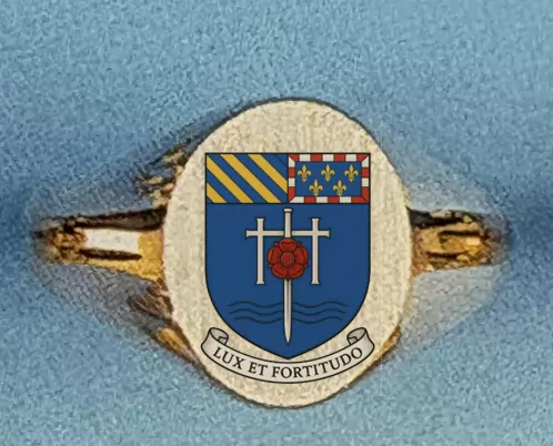 Chevalière Blason 18k jaune