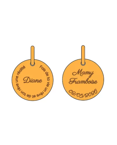 M&eacute;daille Diane Devis