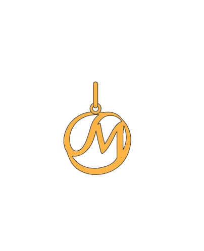Pendentif M Devis