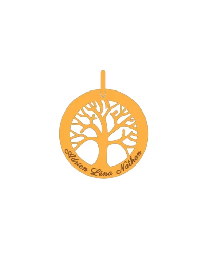 Médaille Arbre de Vie Prénom