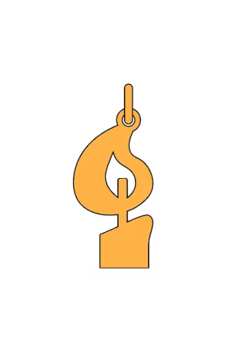 Pendentif Bougie