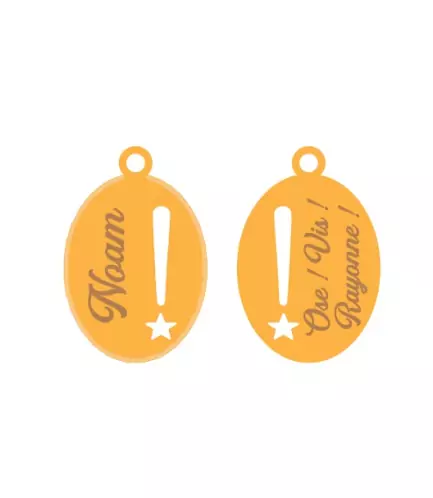 M&eacute;daille Lapid&eacute;e Personnalis&eacute;e - Devis VERCET