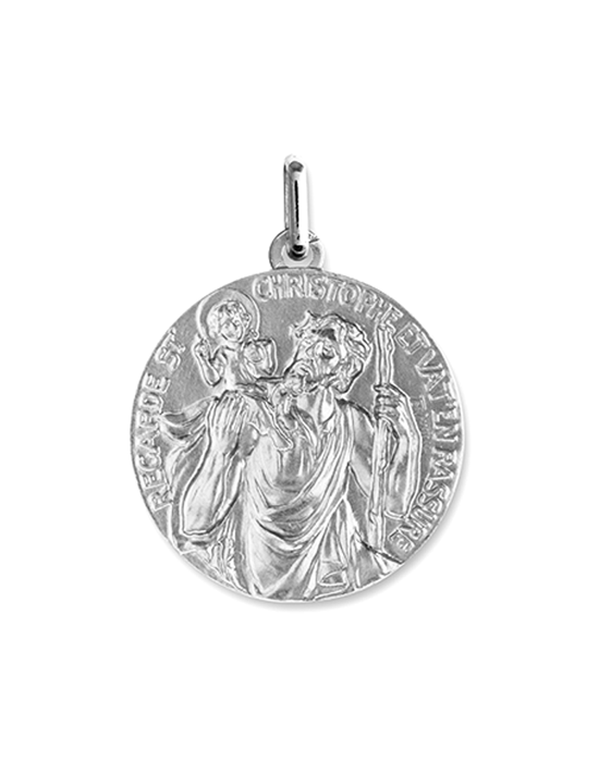 Médaille St Christophe en argent