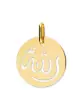 Médaille Ronde Ajourée Allah en Or Personnalisable