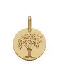 M&eacute;daille Arbre de Vie &agrave; la Colombe Petit Mod&egrave;le en Or personnalisable