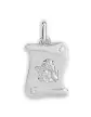 Médaille Parchemin avec Ange Penseur en Or Personnalisable