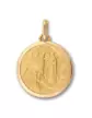Médaille Sainte Bernadette en Or Personnalisable – Grand Modèle