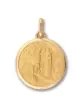Médaille Sainte Bernadette en Or Personnalisable – Petit Modèle
