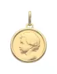 Médaille Ange de profil contourée
