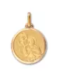 Médaille Saint Christophe en Or Personnalisable – Petit Modèle