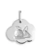 Médaille nuage Ange qui dort