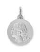Médaille de baptême Ange Chérubin de profil