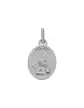 Médaille Ange Penseur Étoilée en Or Personnalisable