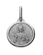 Médaille christ avec contour en or personnalisable