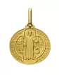 Médaille Saint Benoît en or personnalisable
