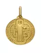 Grande médaille Saint Benoît en or personnalisable